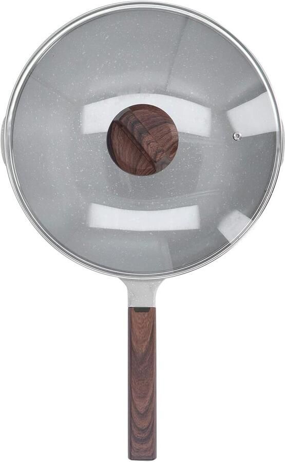 Koekenpan met anti-aanbaklaag Aluminium pan Professioneel koken Grote capaciteit 30 cm