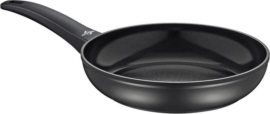 Koekenpan met anti-aanbaklaag Braden en bakken PFAS-vrije antiaanbaklaag 24 cm Zwart
