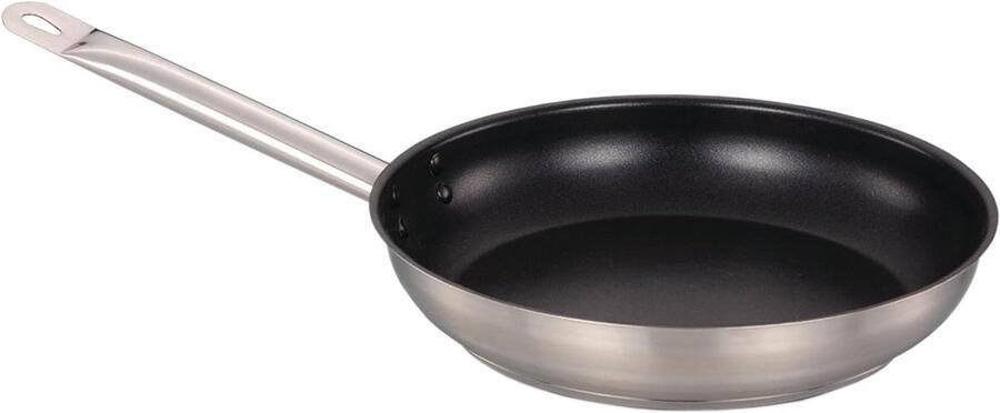 Koekenpan met anti-aanbaklaag Dagelijks koken Efficiënte warmtegeleiding 20 cm Zilver