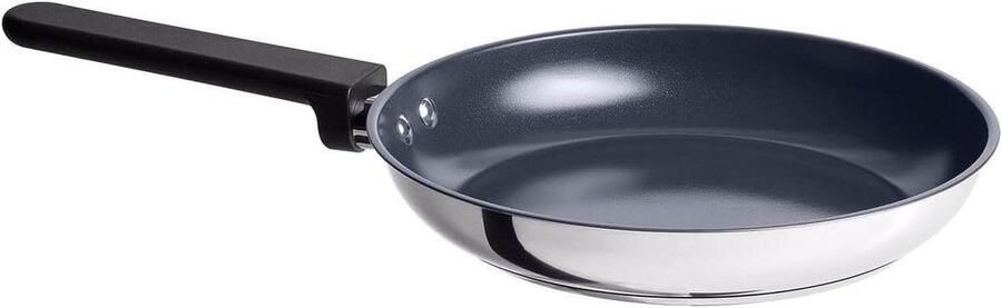 Koekenpan met anti-aanbaklaag Dagelijks koken Geschikt voor alle warmtebronnen 24 cm Zilver