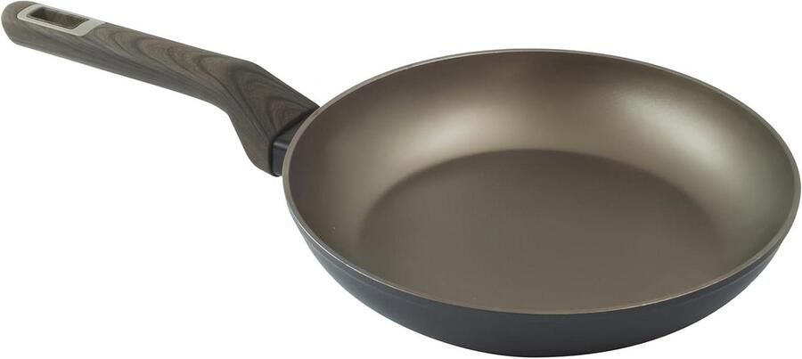 Koekenpan met anti-aanbaklaag Dagelijks Koken Hoge Dikte Bodem 18 cm Zwart