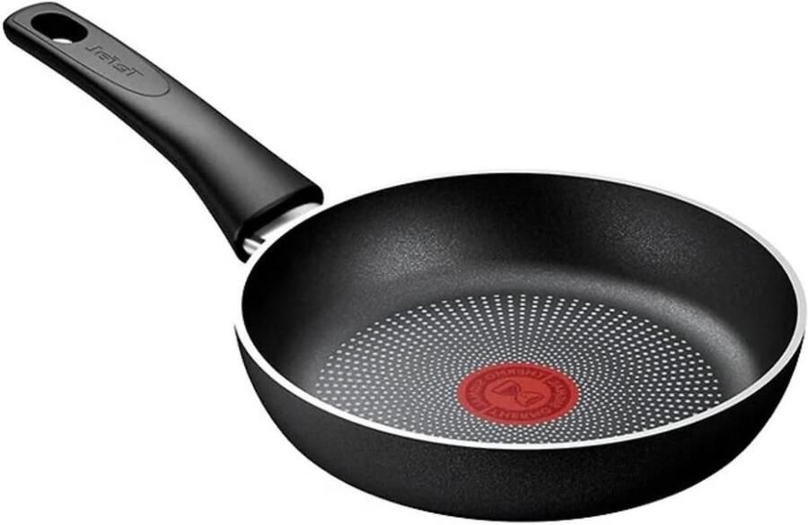 Koekenpan met anti-aanbaklaag Dagelijks koken Thermo-Fusion inductietechnologie 20 cm Zwart