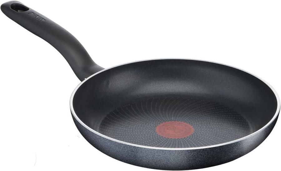 Koekenpan met anti-aanbaklaag Dagelijks Koken Titanium anti-aanbaklaag 24 cm Zwart
