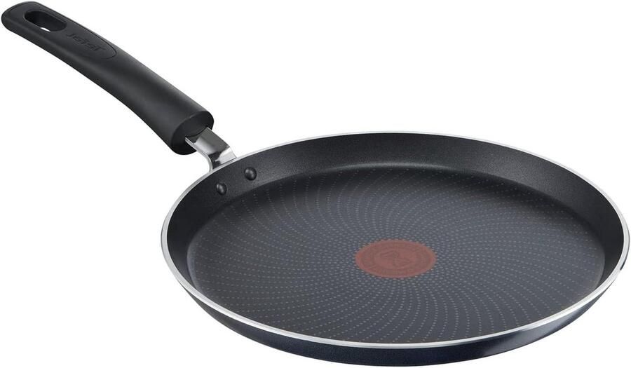 Koekenpan met anti-aanbaklaag Dagelijks Koken Titanium versterkte laag 28 cm Zwart