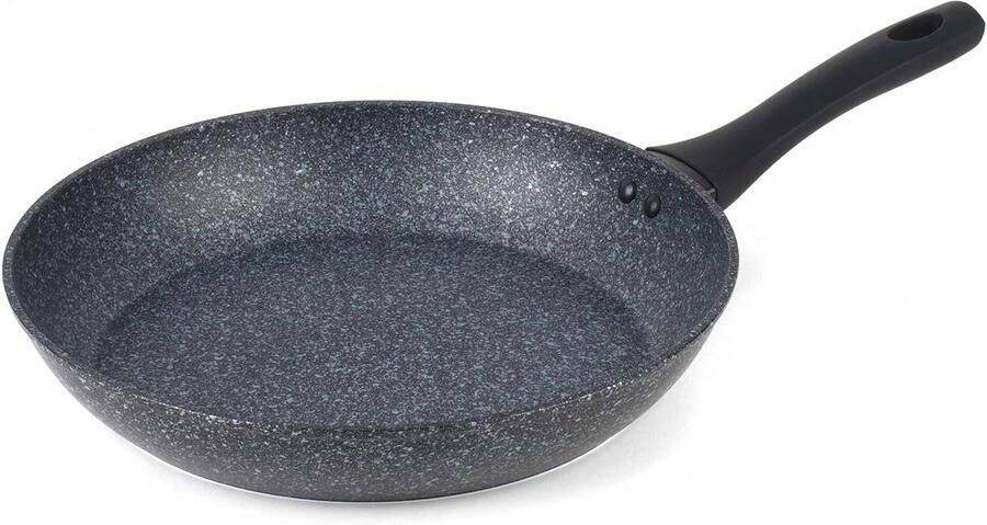 Koekenpan met anti-aanbaklaag Dagelijks Koken Vaatwasmachinebestendig 30 cm Zilver - Foto 2
