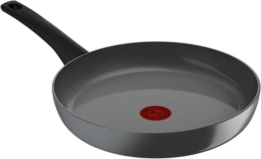 Koekenpan met anti-aanbaklaag Gezond koken Keramische anti-aanbaklaag 28 cm Grijs