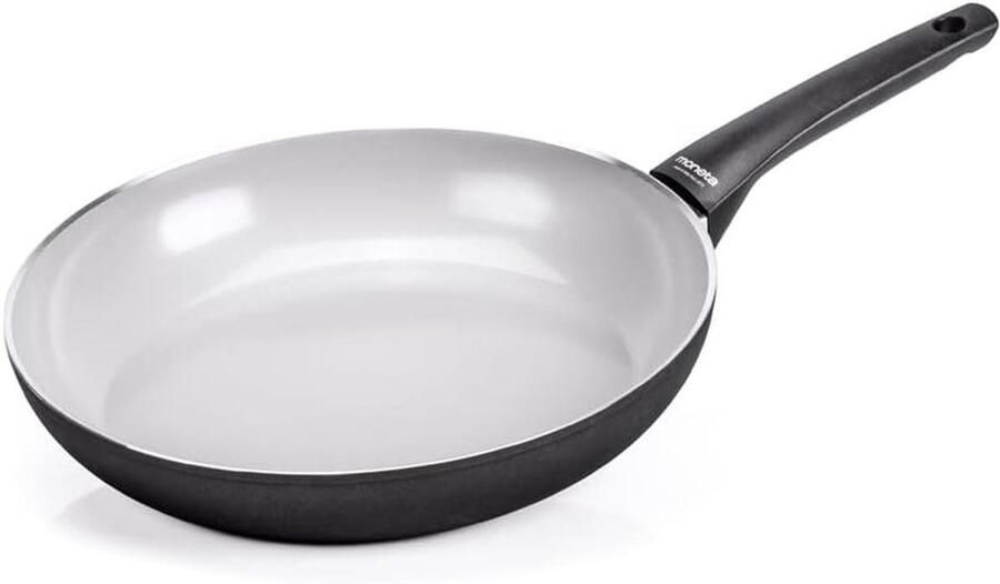 Koekenpan met anti-aanbaklaag Gezond koken Natuurlijke coating 30 cm Grijs