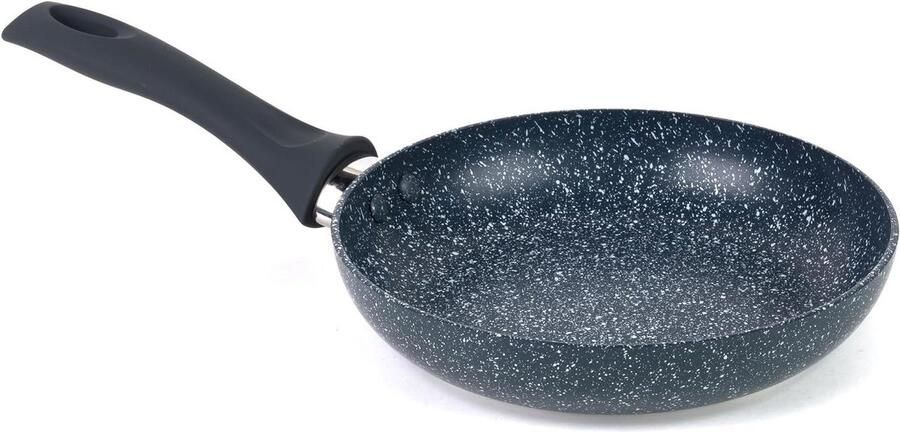 Koekenpan Dagelijks Koken Dubbele Laag Anti-aanbak 20 cm Blauw Marmer