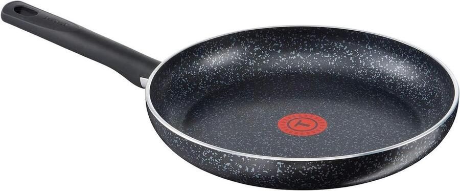 Koekenpan met antiaanbaklaag Dagelijks koken Thermo-Spot warmte-indicator 28 cm Zwart