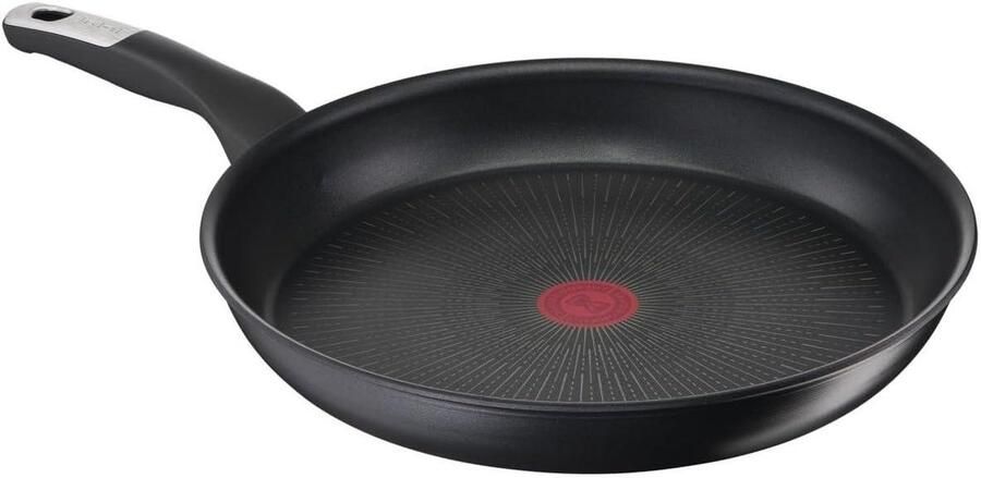 Koekenpan met antiaanbaklaag Koken aanbraden Duurzame antiaanbaklaag 24 cm Zwart
