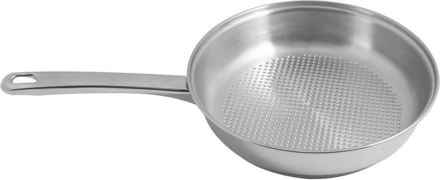 Koekenpan met antiaanbaklaag Gezond Koken Honingraatbodem Ø 20 cm Zilver