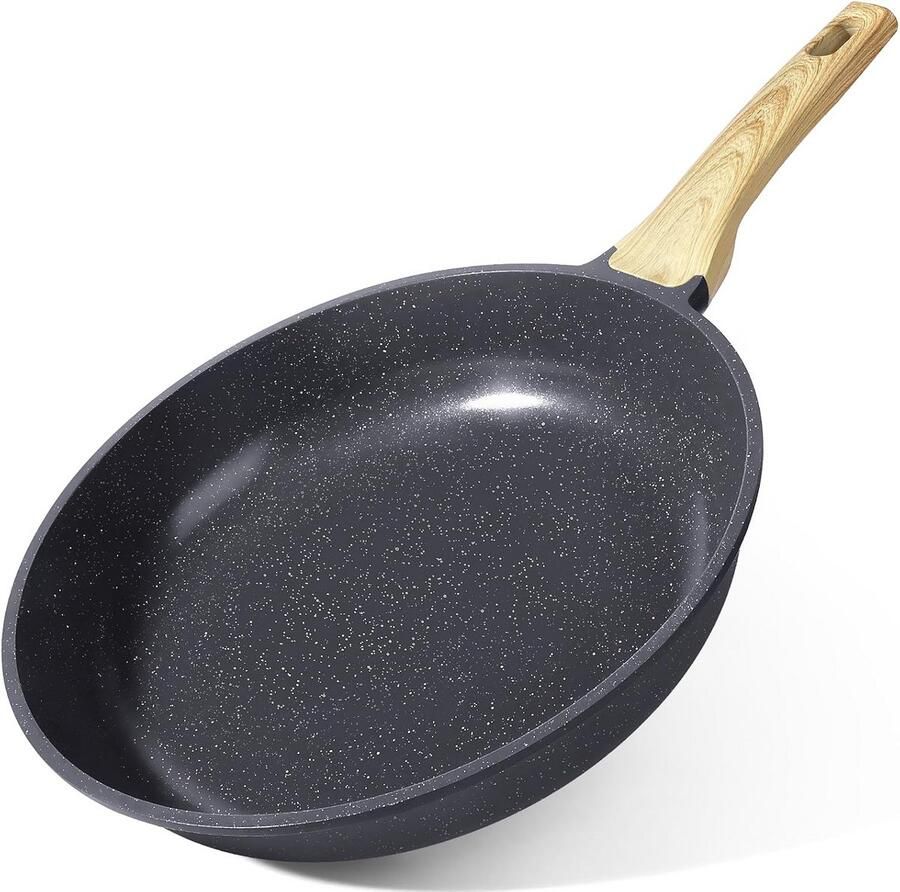 Koekenpan met antiaanbaklaag Gezond Koken Keramische coating 20 cm Grijs