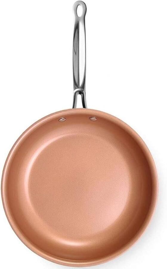 Koekenpan met antiaanbaklaag Koken met inductie Keramische coating