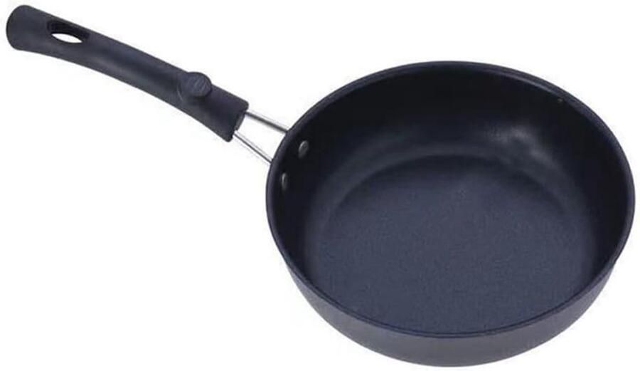 Koekenpan met antiaanbaklaag Wokpan Koekenpan Veelzijdig koken Gelijkmatige warmteverdeling 18 cm One Color