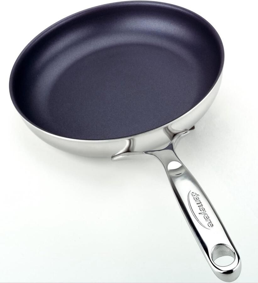 Koekenpan met coating Dagelijks koken Gesloten rand 32 cm Zilverkleurig