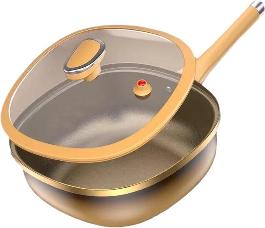 Koekenpan met Deksel Koekenpan Grill Allround Koken Titaniumlegering 50x30x10 cm