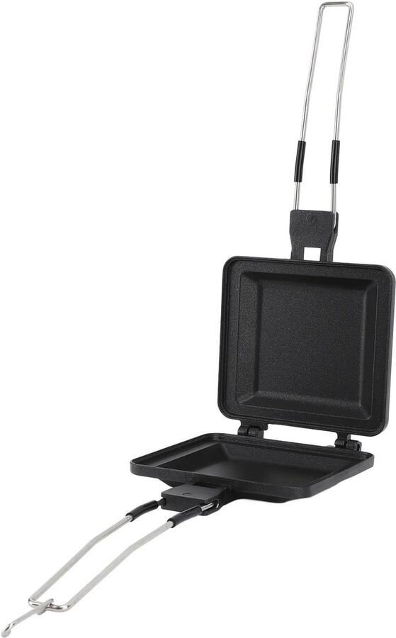 Sandwichmaker Tosti-ijzer Thuiskeuken Anti-aanbaklaag 14x33cm Zwart