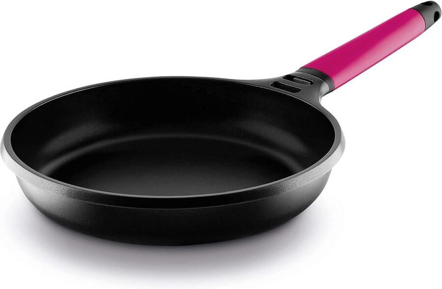 Koekenpan met handvat Dagelijks koken Afneembaar handvat 28 cm Roze