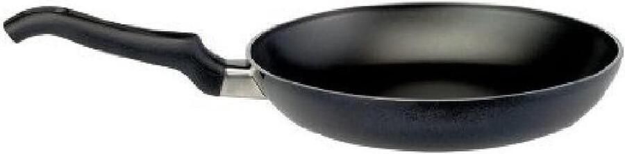 Koekenpan met handvat Koken en bakken Nikkelvrij 26 cm Zwart