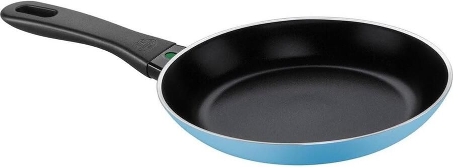 Koekenpan met steel Dagelijks koken Keramische antiaanbaklaag 30 cm Blauw