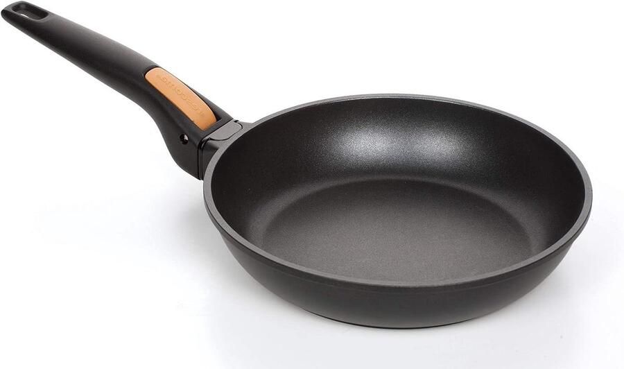 Koekenpan met steel Eten Bereiden Afneembare steel Ø 24 Cm Grijs