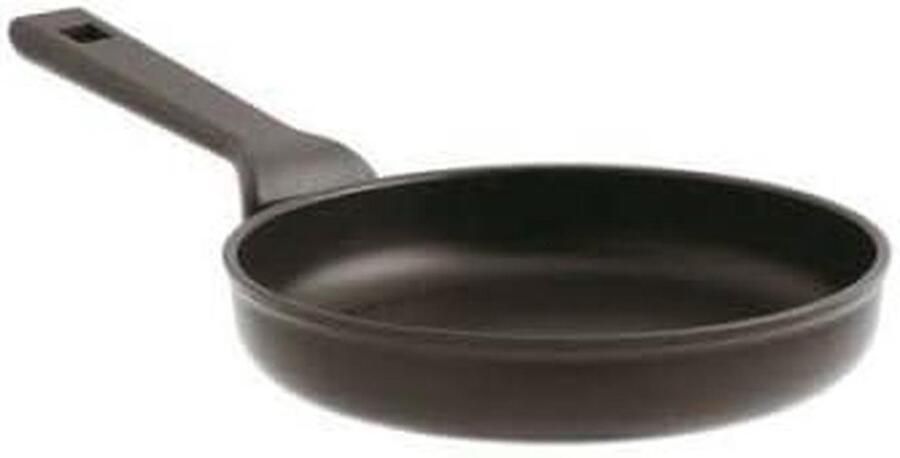 Koekenpan met steel Lekker koken Antiaanbaklaag 30 cm Zwart