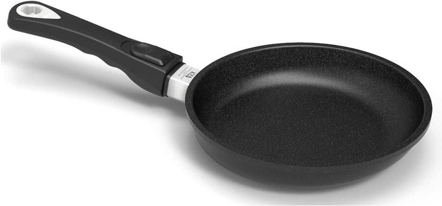 Koekenpan met steel Steak Bakken Lotan anti-aanbaklaag Ø 20 cm Zwart