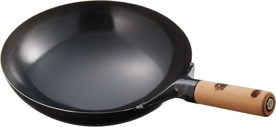 Koekenpan metaal Sauteren en braden Onbehandeld metaal 27 cm Zilver
