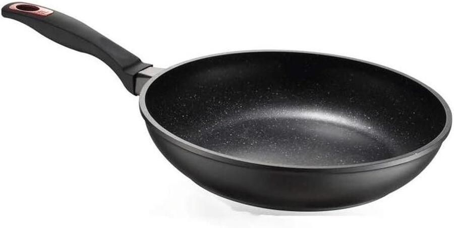 Koekenpan Mini Ei Pan Dagelijks Koken Antiaanbaklaag 24cm Zwart