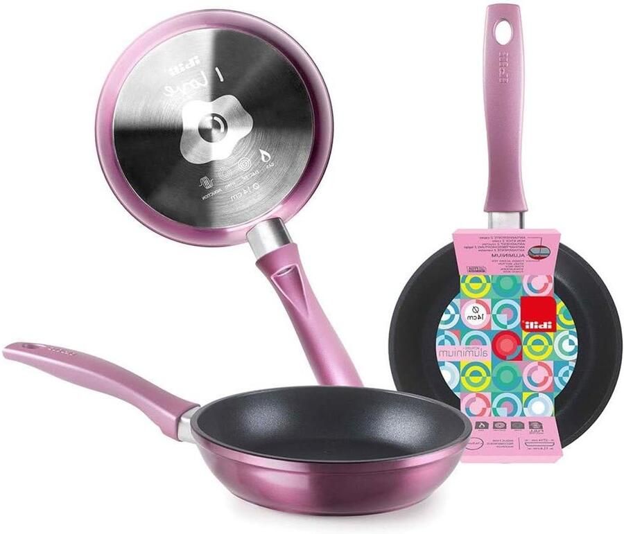 Koekenpan Mini Kleine Pan Kleine porties Roestvrij staal 14 cm Zilver