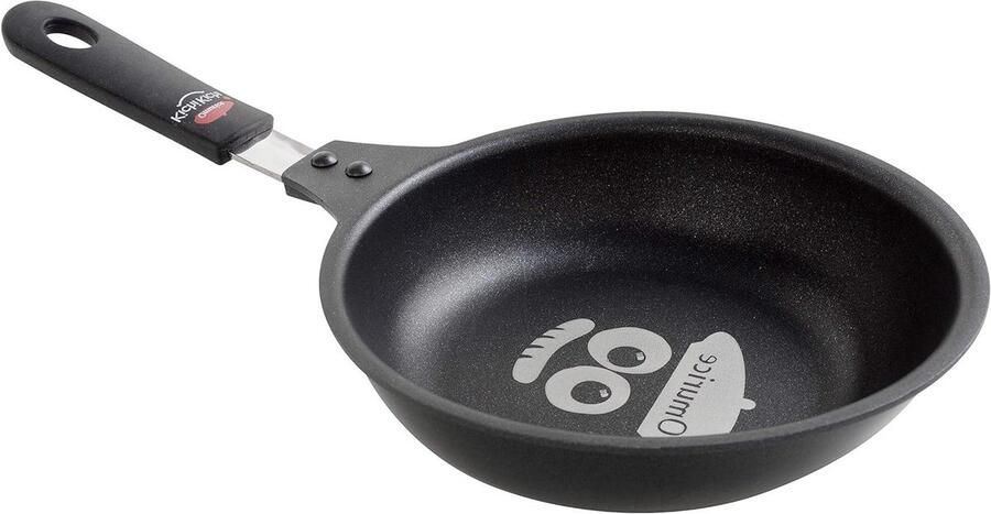 Koekenpan Omelet Omeletpan Ei Omeletten Bakken Diepe Lange Punt 38 x 19 cm Zwart