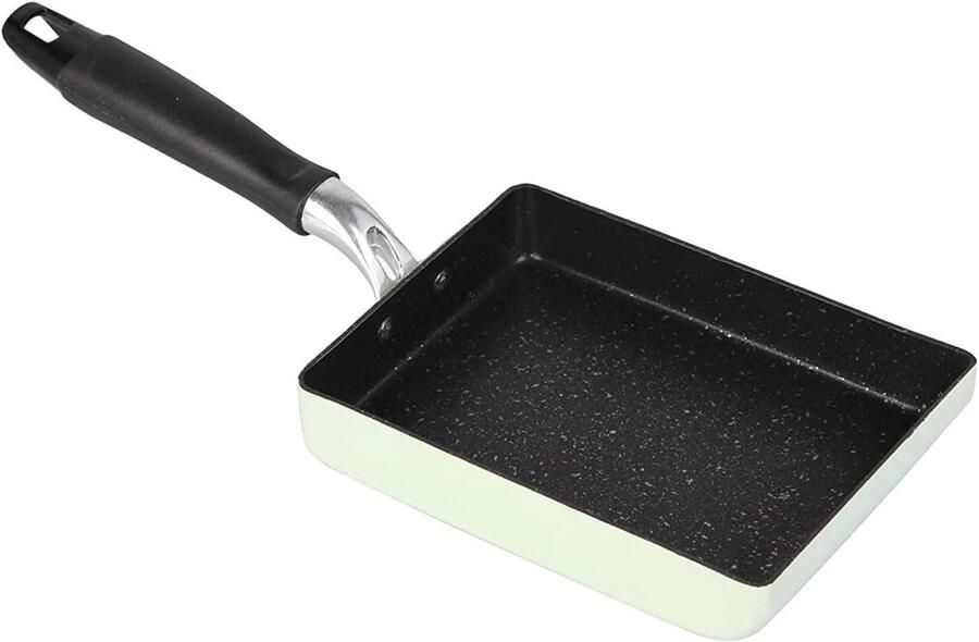 Koekenpan Omelet Pan Ontbijt Maken Anti-aanbaklaag 18.5 cm Groen
