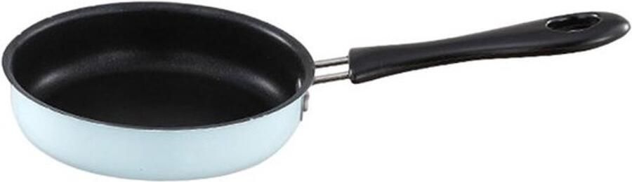 Pannenkoekenpan met anti-aanbaklaag Omeletpan Mini Grill Ontbijt Eieren Bakken Snel Verwarming Gelijkmatig 12.5 cm Diameter Blauw