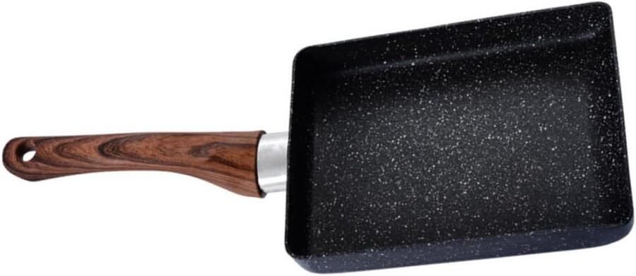 Koekenpan Omeletpan Braadpan Ontbijt Bereiden Antiaanbaklaag 345 cm Zwart