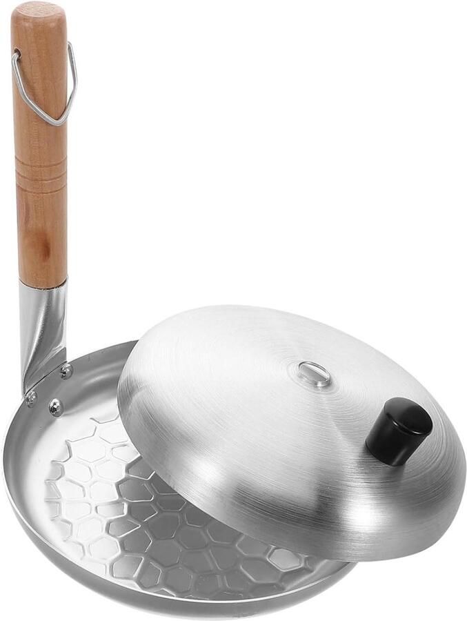Koekenpan Omeletpan Eirol Japanse Keuken Verticale Handgreep 19.5 cm Zilver