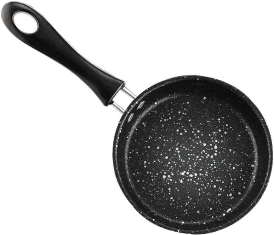Koekenpan Omeletpan Grillpan Ontbijt Bakken Fysieke Antiaanbaklijnen 145 Gram Zwart