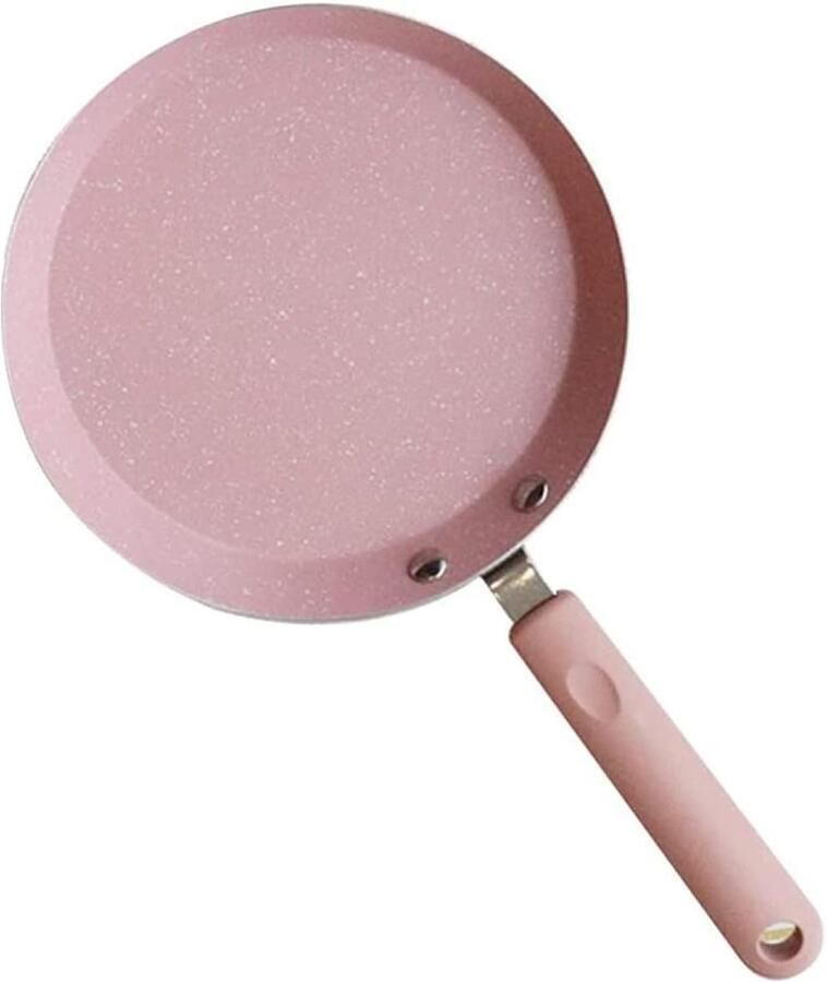 Koekenpan Omeletpan Keuken Pan Ontbijt Maken Antiaanbaklaag 10 inch Diameter Roze