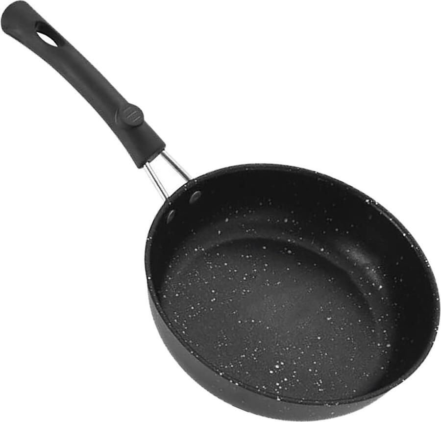 Koekenpan Omeletpan Lekker Koken Gelijkmatige Verwarming 3.5 Liter Zwart
