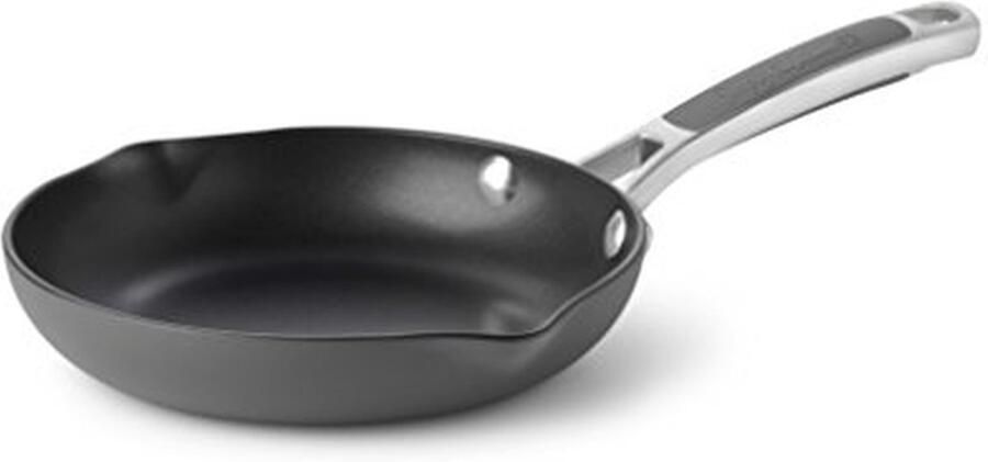Koekenpan Omeletpan Omeletten Maken Dubbele schenktuiten 20 cm Zwart