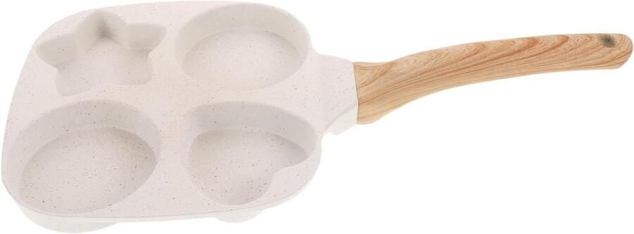 Koekenpan Omeletpan Ontbijt Maken Antiaanbaklaag 23 cm Grijs