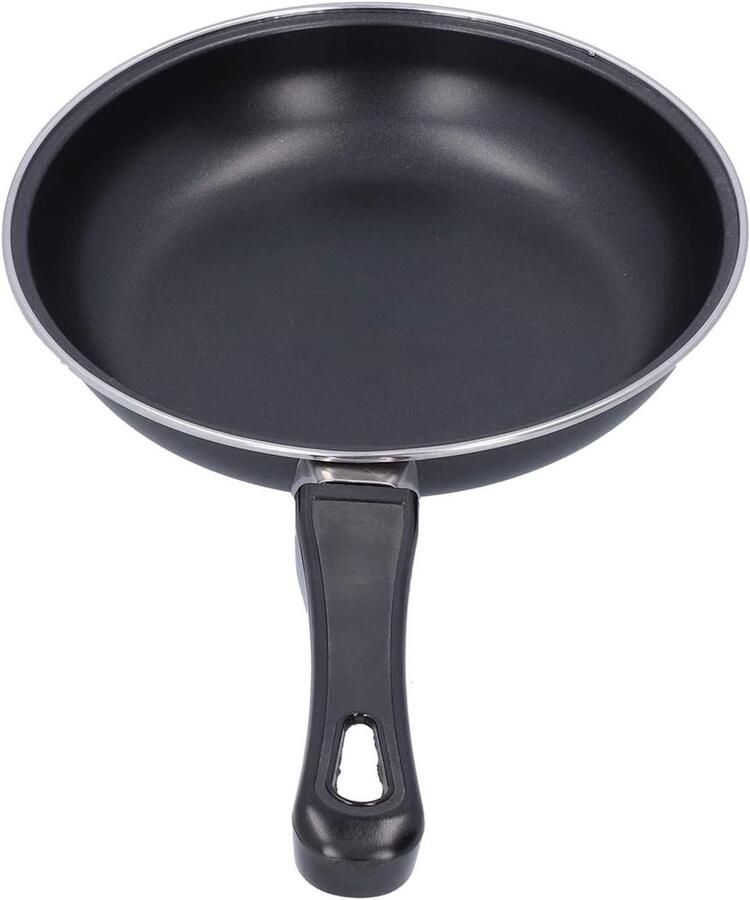 Koekenpan Ontbijt Bereiden Verdikte Panwand 20CM Zwart