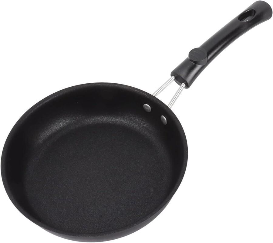 Koekenpan Ontbijt Maken Non-stick Coating 16 cm Zwart