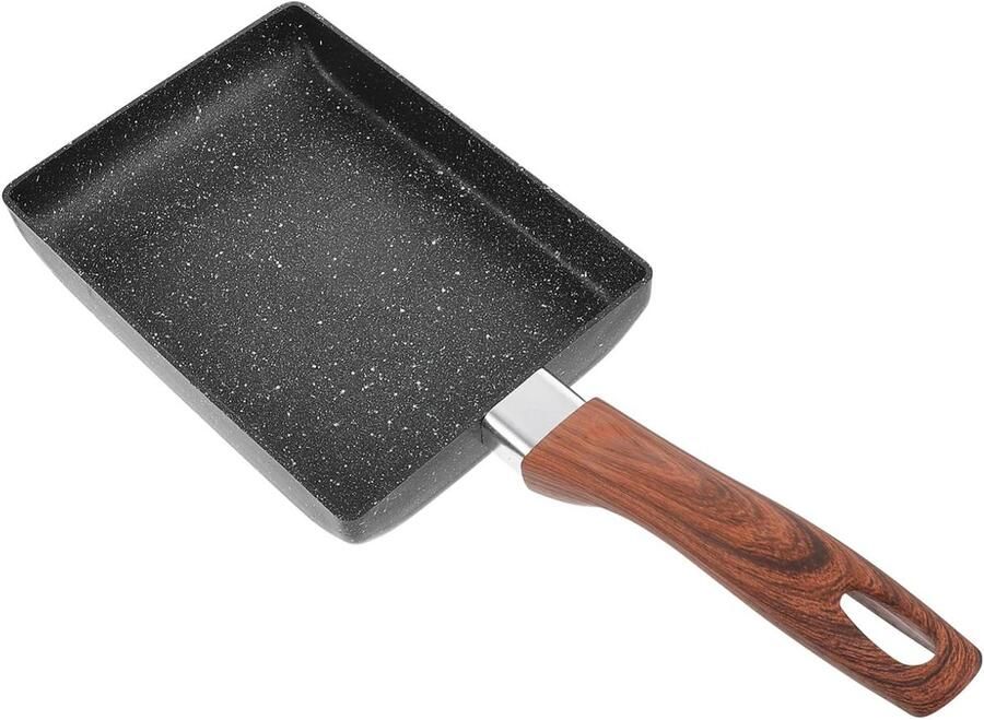 Koekenpan Ontbijt Tamagoyaki Pan Eierpan Ontbijt Bakken Antiaanbaklaag Vierkant 35.5 cm kleuren