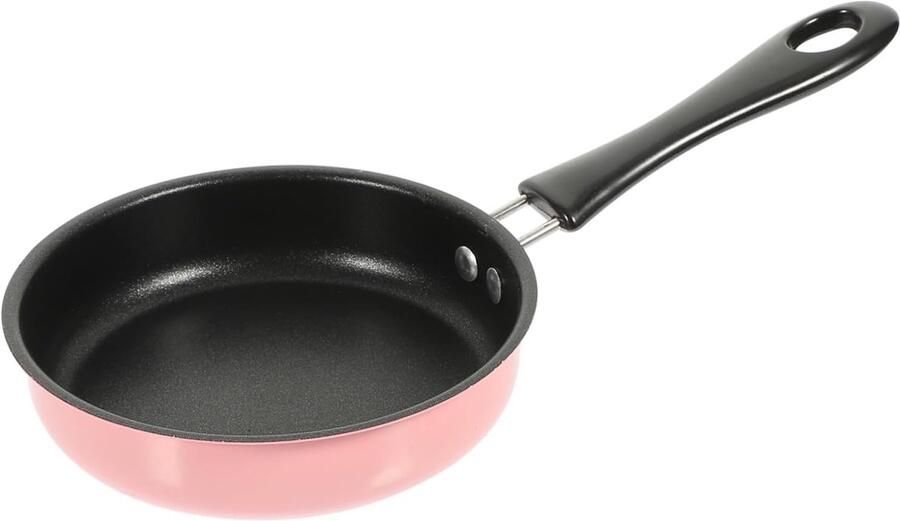 Koekenpan Ontbijtpan Wok Lekkere Maaltijden Maken Anti-aanbaklaag 25x13x3cm Roze