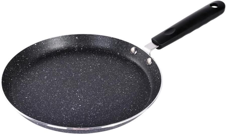 Koekenpan Pannenkoek pan Ontbijt maken Non-stick coating 18 cm Zwart