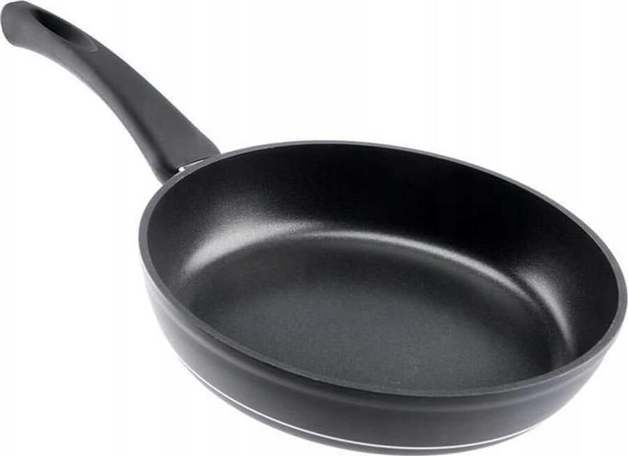 Koekenpan Pannenkoekenpan Crêpepan Braadpan Pannenkoeken Bakken Sterk Aluminium 20 cm Zwart