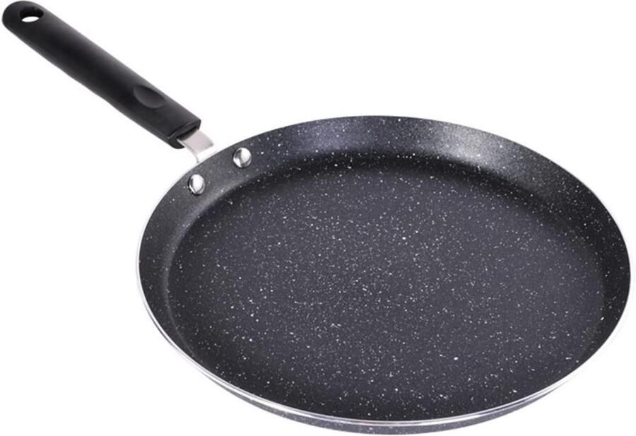 Koekenpan Pannenkoekenpan Gelijkmatig Koken Keramische Binnenkant 26.7 cm Zwart