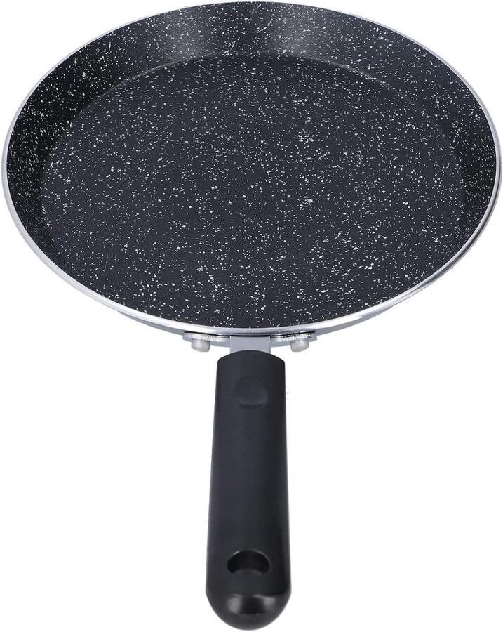 Koekenpan Pannenkoekenpan Kleine Gerechten Maken Medische Steencoating 18 cm Zwart