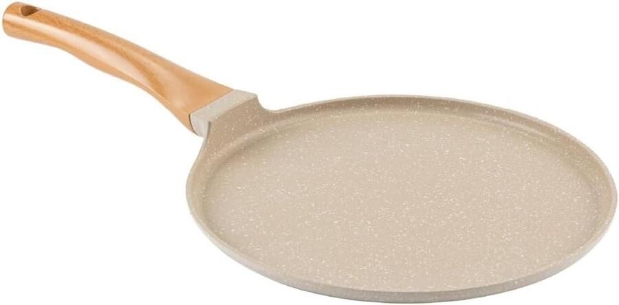 Koekenpan Pannenkoekenpan Lekker Bakken Keramische Antiaanbaklaag 28 cm Zwart