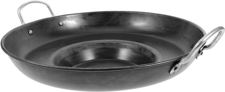Koekenpan Pannenkoekenpan Lekker Koken Gelijkmatige Verwarming 31.5 cm Zwart